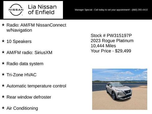 Certified 2023 Nissan Rogue Platinum w/ Platinum Premium Package AWD/4WD image 10