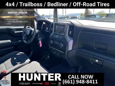 Used 2021 Chevrolet Silverado 1500 Custom Trail Boss AWD/4WD image 16