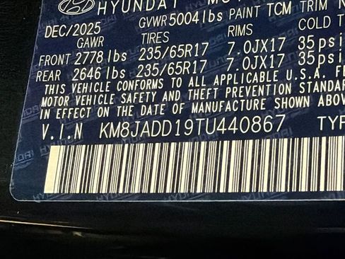 New 2026 Hyundai Tucson Blue SE image 30