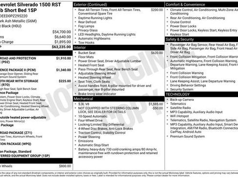 Used 2023 Chevrolet Silverado 1500 RST AWD/4WD image 2