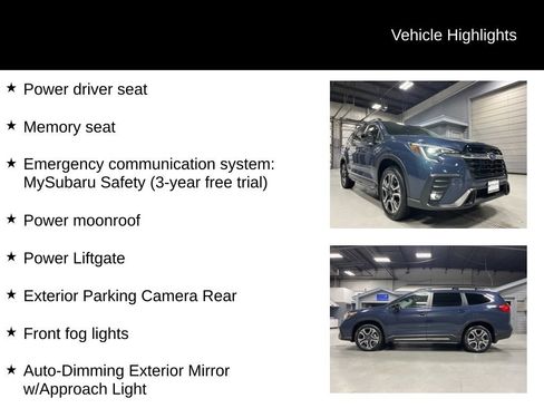 Certified 2025 Subaru Ascent Limited w/ Popular Package #2 AWD/4WD image 14