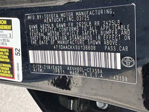 Certified 2025 Toyota Camry SE image 16