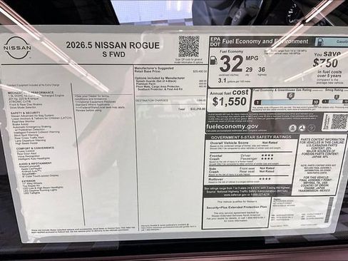 New 2026 Nissan Rogue S FWD image 38