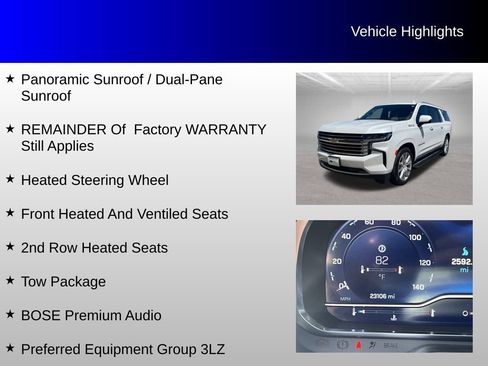 Used 2024 Chevrolet Suburban High Country AWD/4WD image 8