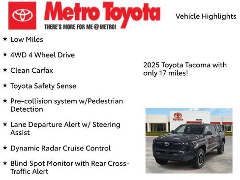 Used 2025 Toyota Tacoma TRD Off-Road w/ TRD Off Road Upgrade Package AWD/4WD image 7