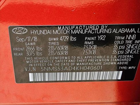 Used 2019 Hyundai Santa Fe Limited image 22