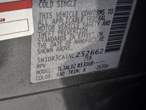 Used 2022 Nissan Pathfinder SL w/ Lighting Package (N92) image 32