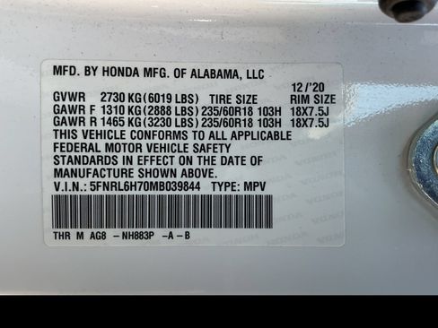Used 2021 Honda Odyssey EX-L image 29