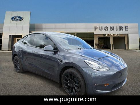 Used 2021 Tesla Model Y Long Range AWD/4WD image 1