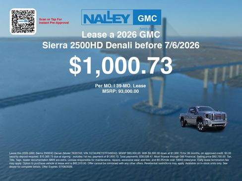 New 2026 GMC Sierra 2500 Denali w/ Denali Reserve Package AWD/4WD image 3