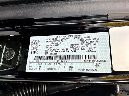 Used 2024 Ford F150 Lariat w/ Equipment Group 502A High image 36