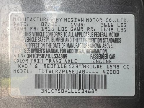Used 2020 Nissan Kicks S FWD image 43