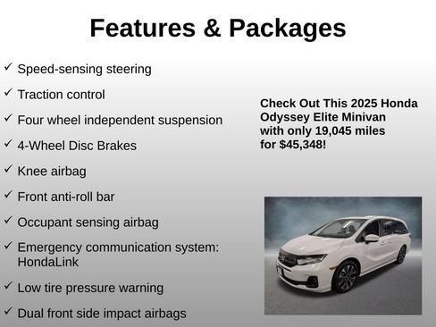 Certified 2025 Honda Odyssey Elite image 16