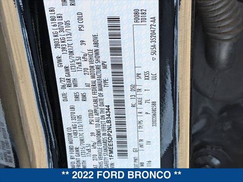 Used 2022 Ford Bronco Badlands AWD/4WD image 24