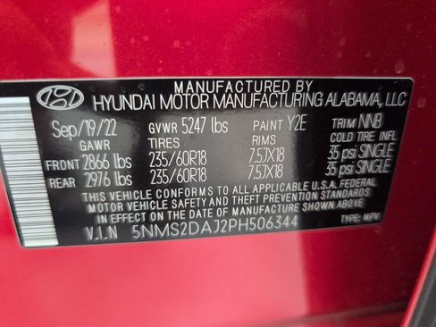 Certified 2023 Hyundai Santa Fe SEL AWD/4WD image 30