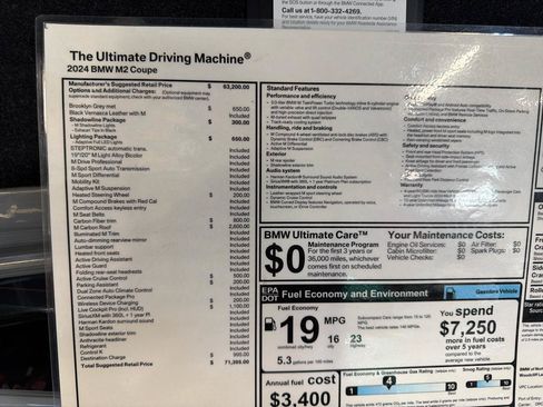 Used 2024 BMW M2 w/ Lighting Package RWD image 27