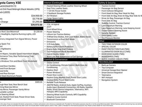 Certified 2025 Toyota Camry XSE FWD image 35