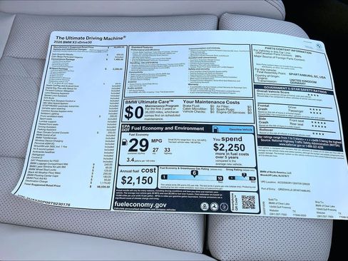 Used 2026 BMW X3 xDrive30 w/ M Sport Package image 19