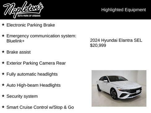 Used 2024 Hyundai Elantra SEL w/ Convenience Package FWD image 17
