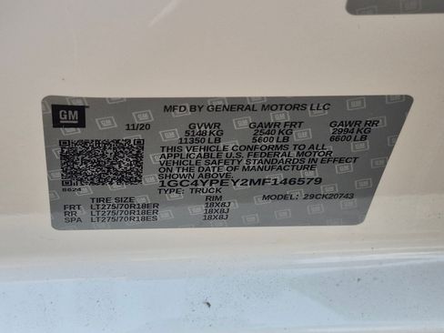 Used 2021 Chevrolet Silverado 2500 LTZ w/ LTZ Plus Package AWD/4WD image 35