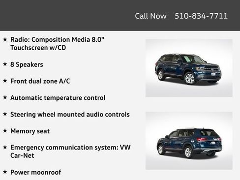 Used 2018 Volkswagen Atlas SEL AWD/4WD image 4