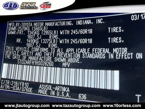 Used 2017 Toyota Highlander LE FWD image 21
