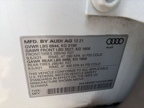 Used 2022 Audi SQ7 Premium Plus image 33