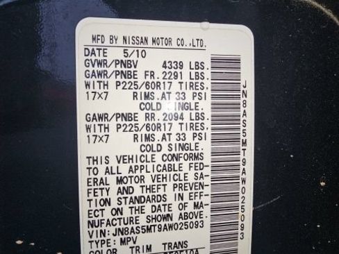 Used 2010 Nissan Rogue SL FWD image 12