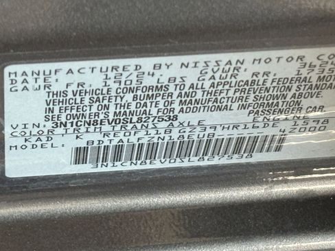 Used 2025 Nissan Versa SV FWD image 27