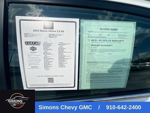 Used 2024 Nissan Altima 2.5 SV FWD image 28