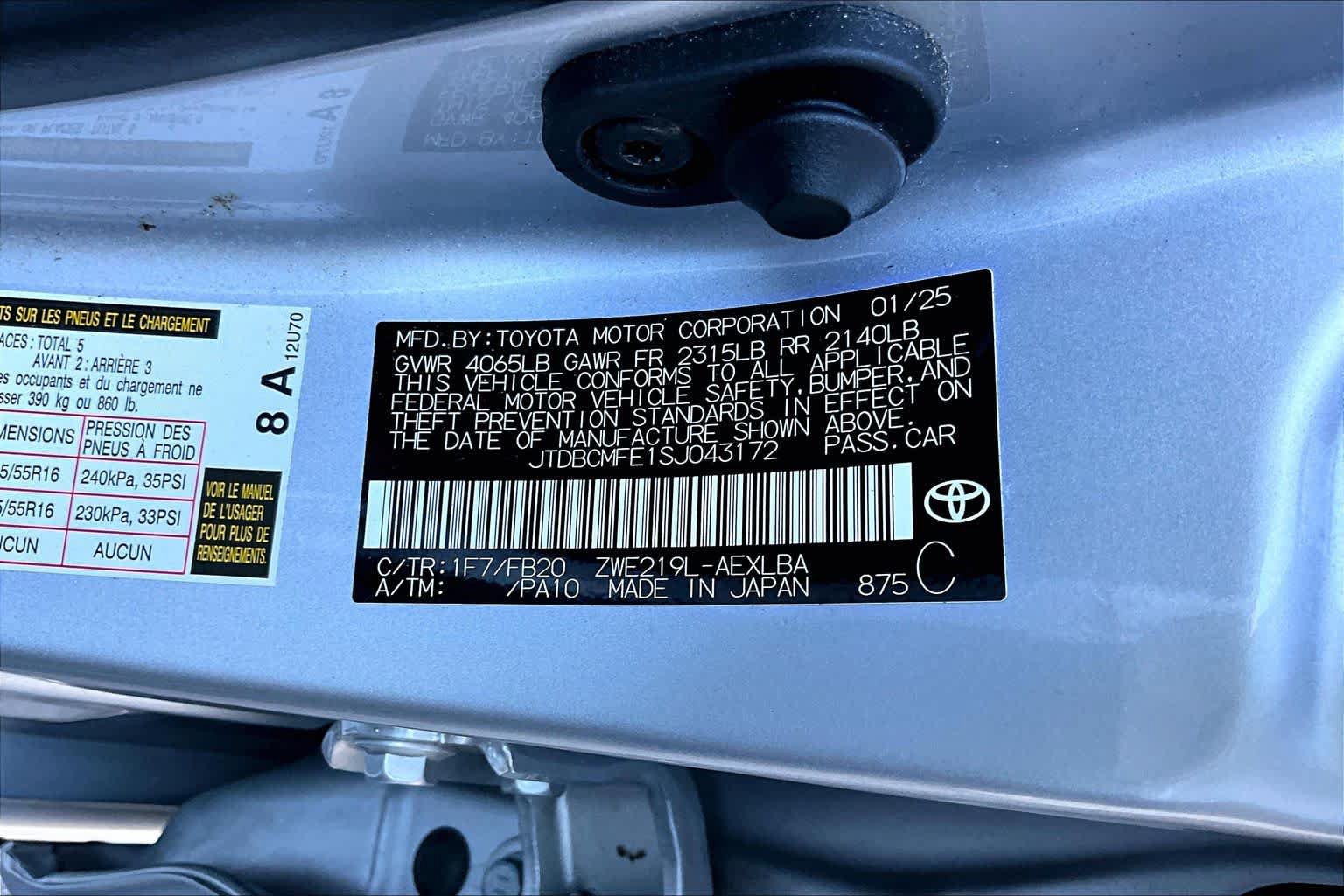 Used 2025 Toyota Corolla LE FWD image 34