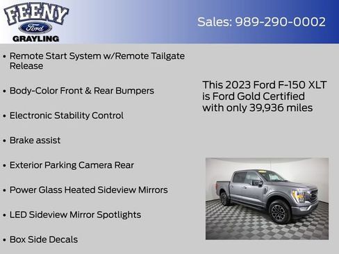 Certified 2023 Ford F150 XLT w/ Equipment Group 302A High AWD/4WD image 28