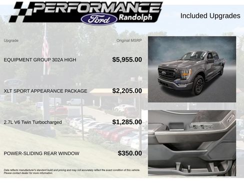 Used 2023 Ford F150 XLT w/ Equipment Group 302A High AWD/4WD image 6