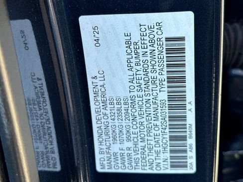 Used 2025 Honda Accord SE image 23