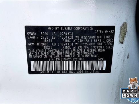 Certified 2023 Subaru Outback Limited XT AWD/4WD image 33