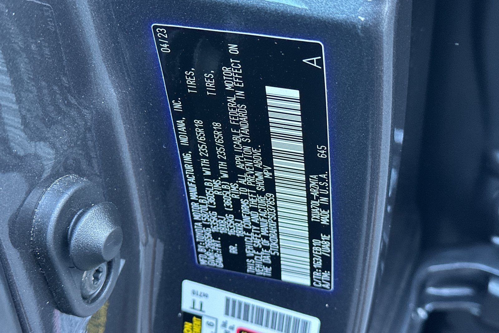 Used 2023 Toyota Highlander XLE FWD image 28
