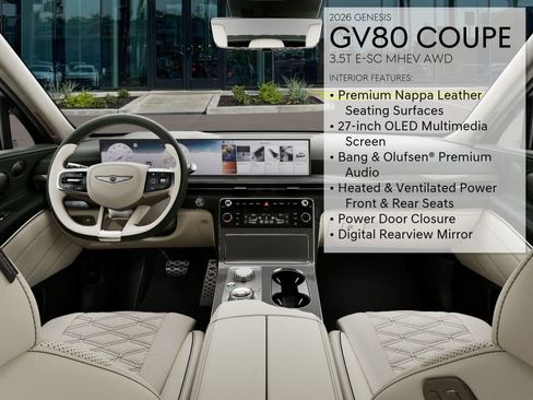New 2026 Genesis GV80 3.5T e-SC AWD/4WD image 17