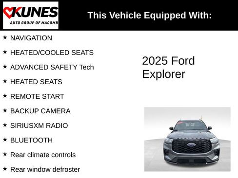 Used 2025 Ford Explorer ST-Line w/ ST-Line Street Pack AWD/4WD image 3