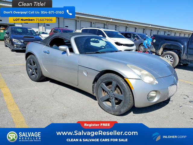 Used 2007 Pontiac Solstice Convertible w/ Preferred Package RWD image 5