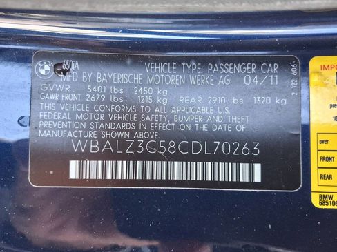 Used 2012 BMW 650i 650i 2dr Convertible image 18