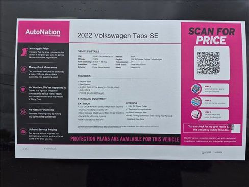 Used 2022 Volkswagen Taos SE FWD image 22