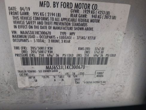 Used 2019 Ford EcoSport SES AWD/4WD image 10