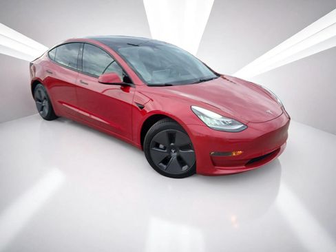 Used 2021 Tesla Model 3 Long Range AWD/4WD image 1