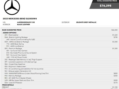 Used 2023 Mercedes-Benz GLE 450 4MATIC image 2