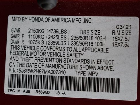 Used 2021 Honda CR-V EX-L image 34