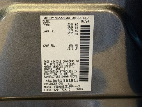 Used 2025 Nissan Leaf S FWD image 12