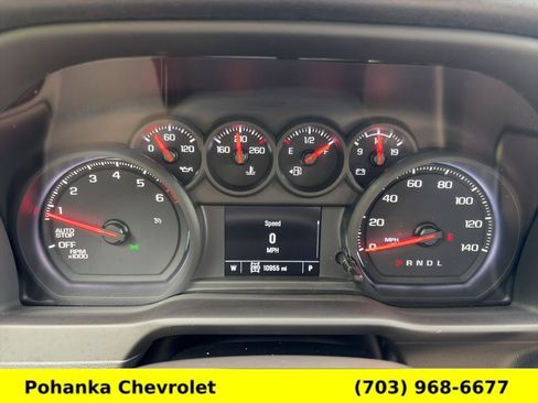 Certified 2025 Chevrolet Silverado 1500 Custom w/ Turbomax Blackout Package AWD/4WD image 8