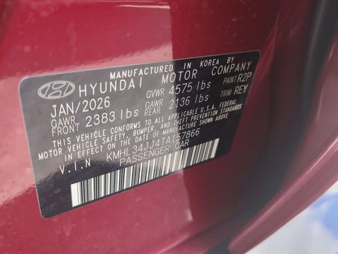 New 2026 Hyundai Sonata SEL FWD image 37