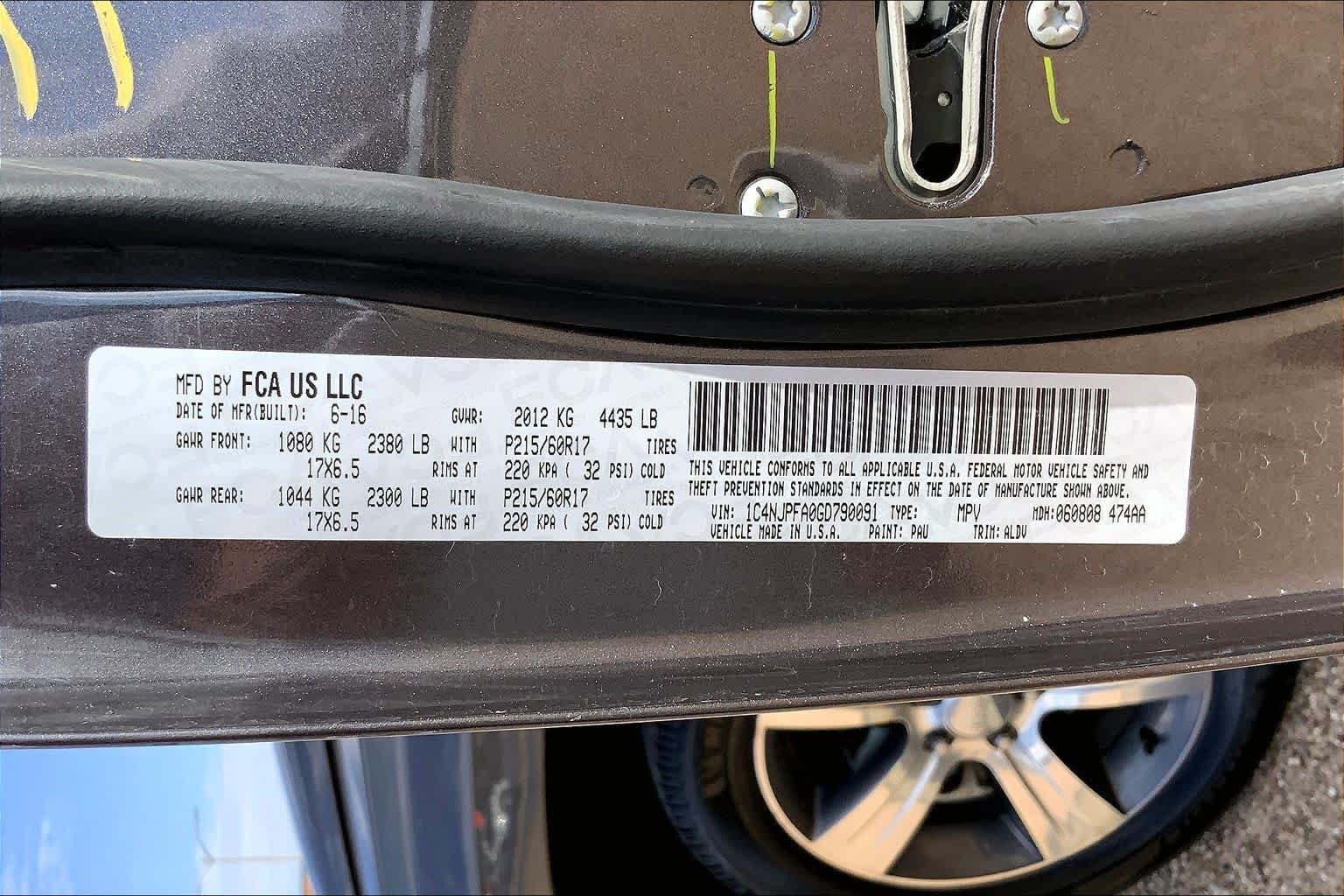 Used 2016 Jeep Patriot High Altitude FWD image 33
