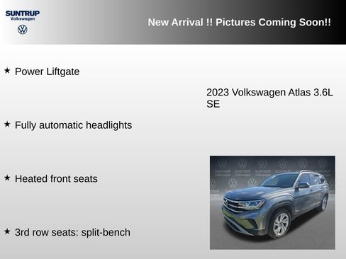 Used 2023 Volkswagen Atlas SE w/ Panoramic Sunroof Package FWD image 9